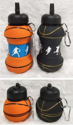 Football theme foldable water bottle set of 12
