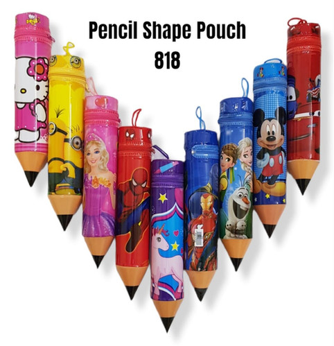 Pencil Shaped pouch for birthday return gift for girls and boys (set of 12)
