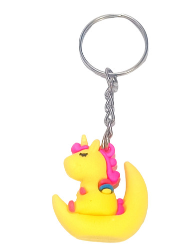 Unicorn keychain for kids random colour