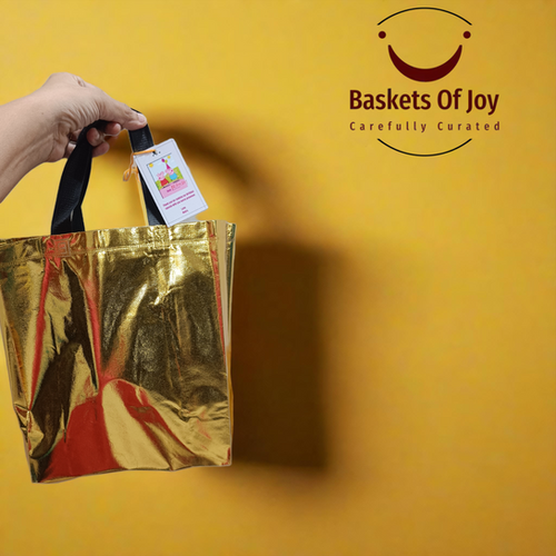Metallic gift bags for return gift 10 inches pack of 10 ki