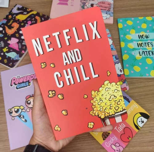 Netflix and Chill Diary /book a5 size for kids and adults
