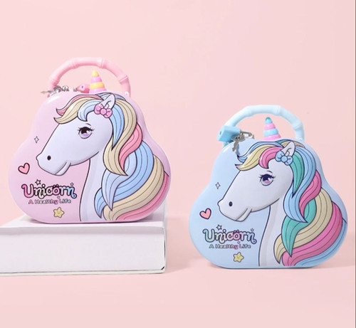 Unicorn money bank piggy bank metal for kids birthday gift return gift