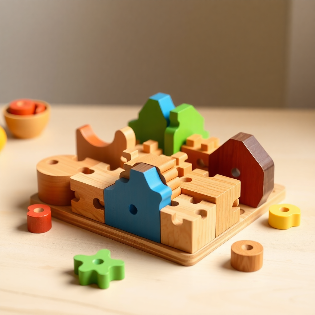 Educational Wood Puzzle