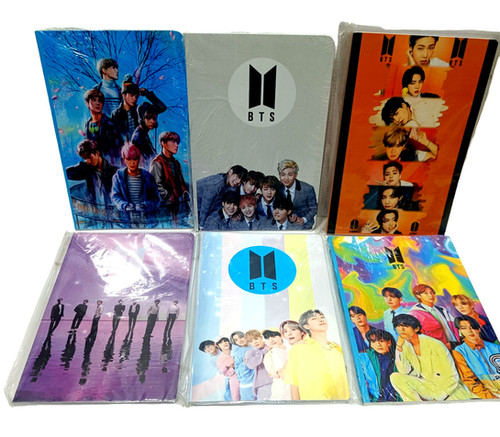 The Ultimate BTS Army collection (set of 12) a5 size ruled book/ diary 60 pages