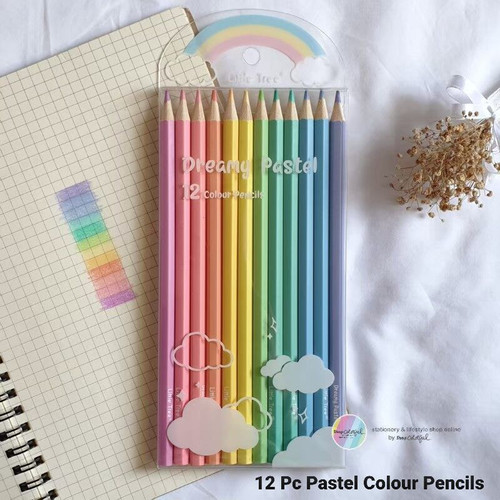 Dreamy pastel colour pencil colour set (single set) birthday return gift