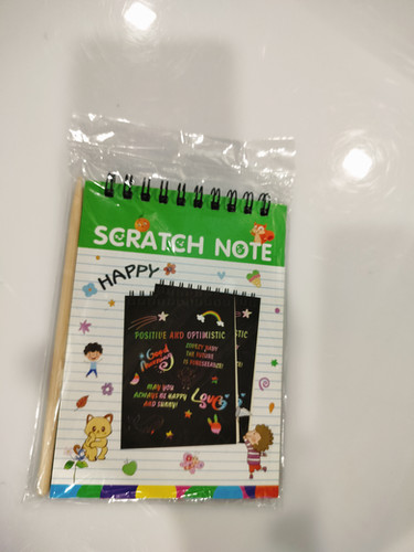 Pack of 12 scratch book small for birthday return gift kanjak gift