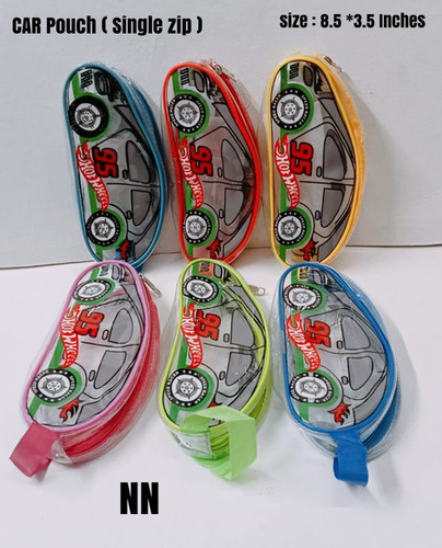 Car shape pouch for birthday return gift for kids set of 12