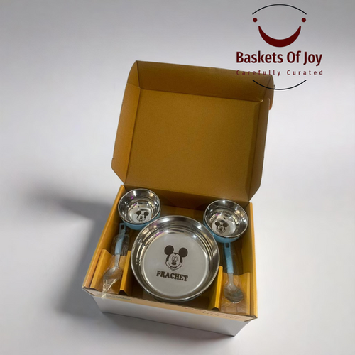 Personalised snack bowl set for kids