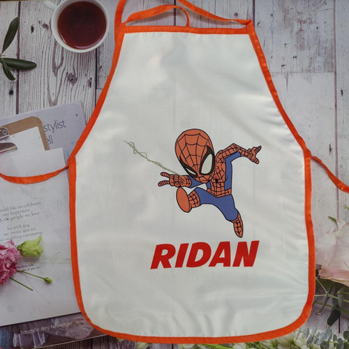 Personalised apron for return gift kids masterchef theme