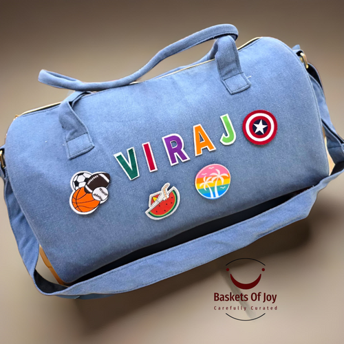 Mini Traveller Denim Duffle Bag