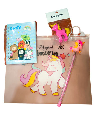 Surprise fancy unicorn budget return gift set  birthday return gift ( set of 6)