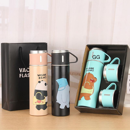 Kids vacuum flask set for return gift birthday gift