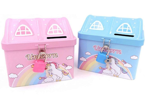 Hut-Shaped Unicorn Piggy Bank - A Magical Birthday Return Gift