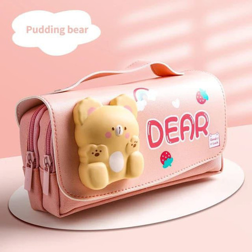 3d high quality squashy pouches for kids space teady rabbit flower theme