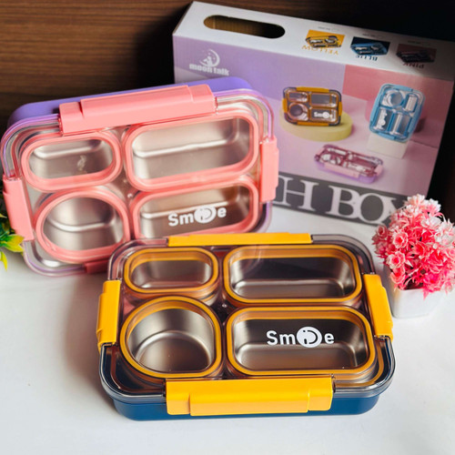 My everyday smile lunch box for kids tiffin box non spill