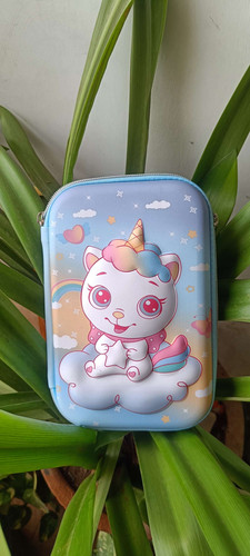 Unicorn cute 3d smiggle Eva hard case pouch for kids