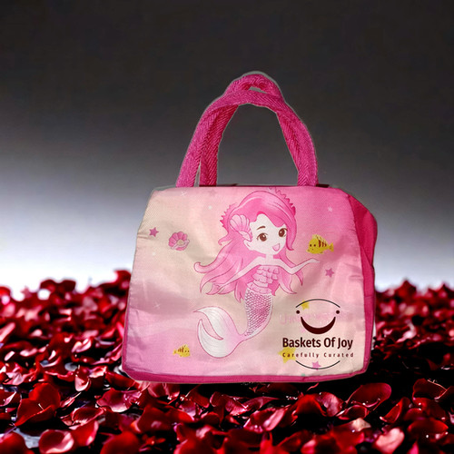 Mermaid theme insulated lunch bag for kids return gift pack of 10 for girls