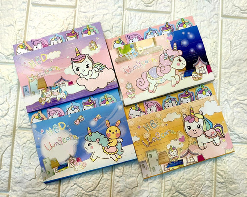 Unicorn sticky notes  for girl and boy unicorn return gift Kawaii Stationery