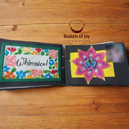 Handcrafted scrapbook for adults and kids for special occasion