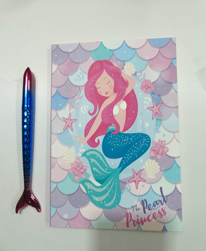 Mermaid book gel pen combo