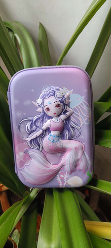 Mermaid theme 3d Eva smiggle pouch for kids