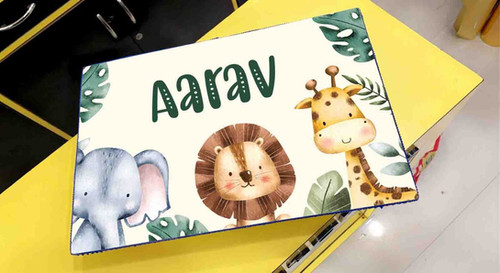 Personalised lap cushion for kids