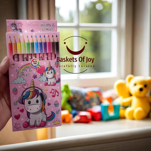 Unicorn theme pencil 12 colour set for kids